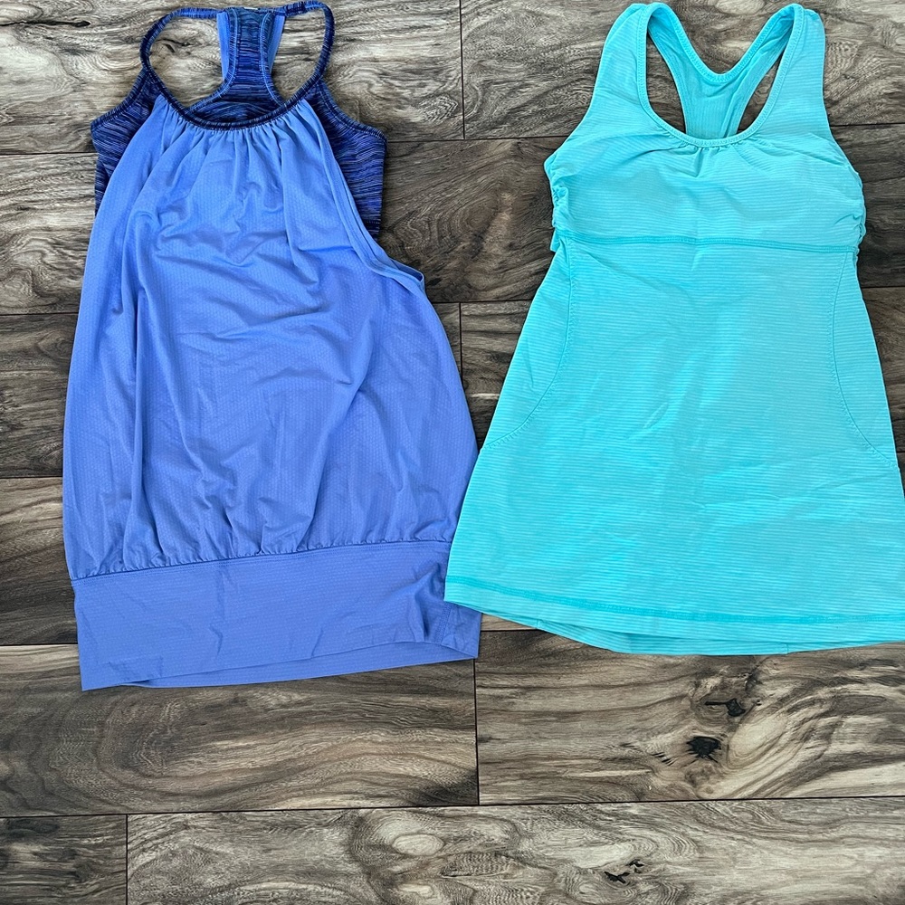 Lululemon Blue Top Bundle size 4